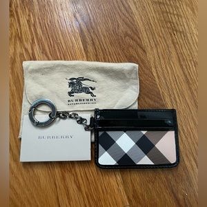 Burberry Card Case with Key Ring